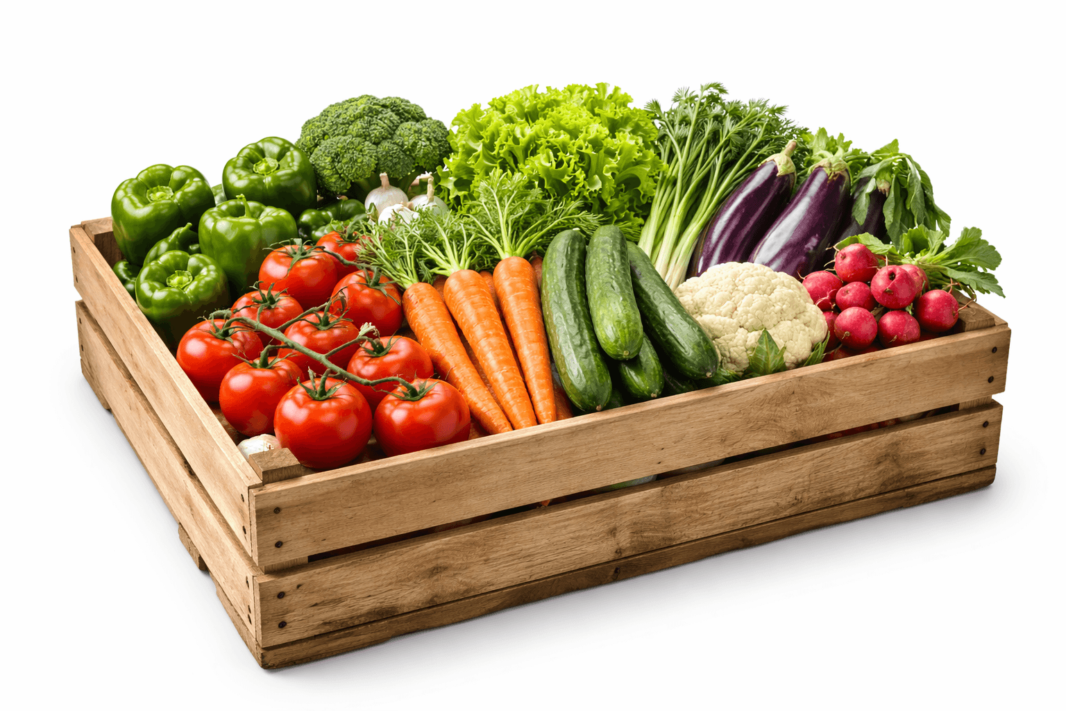 Färska kvalitetsgrönsaker